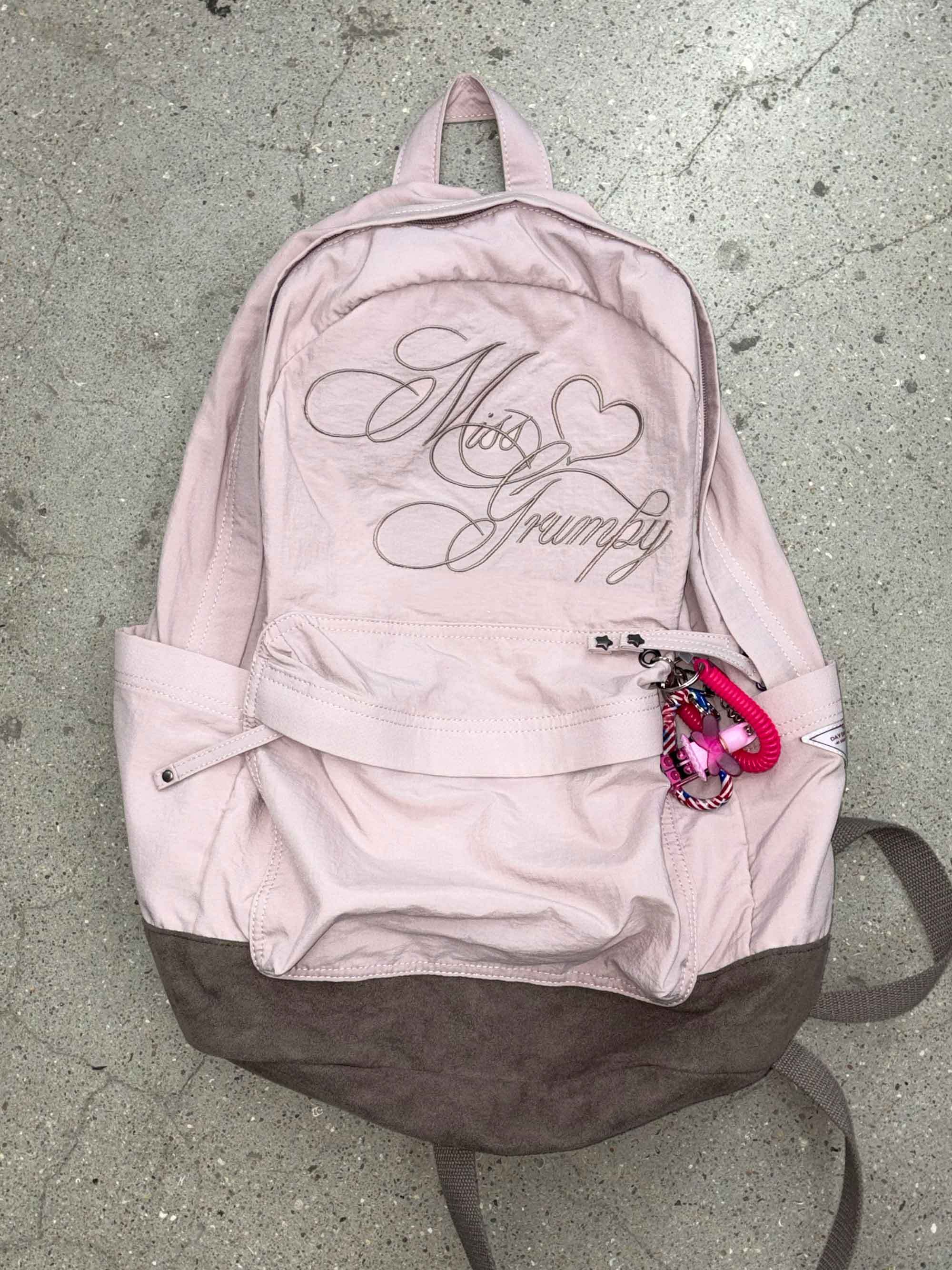 SCULPTOR] Grumpy Girl Nylon Backpack Matt Pink 正規品 韓国ブランド