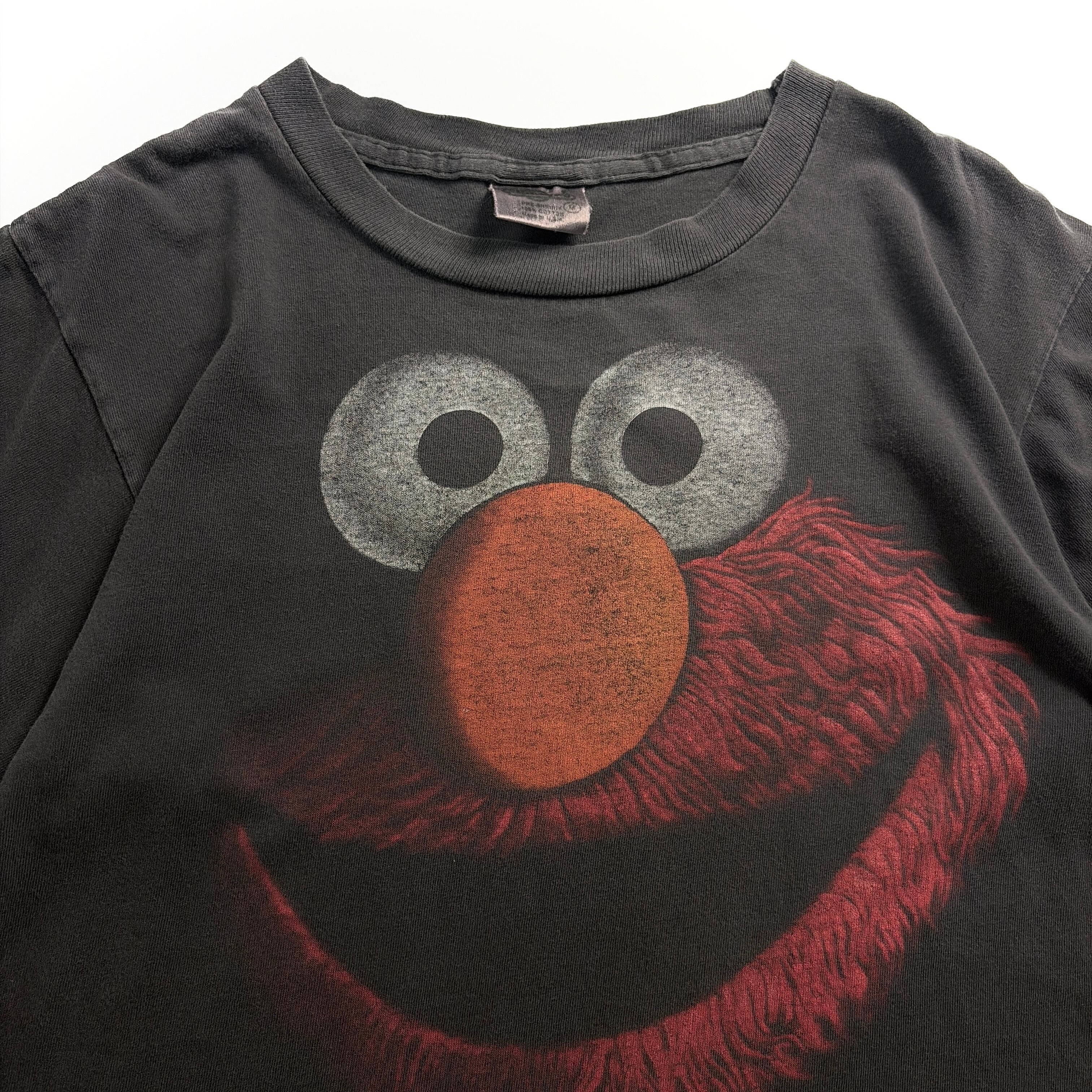 90s Elmo Face Sesame Street fade T-Shirt