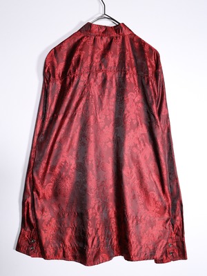 glossy paisley full pattern elegant shirt