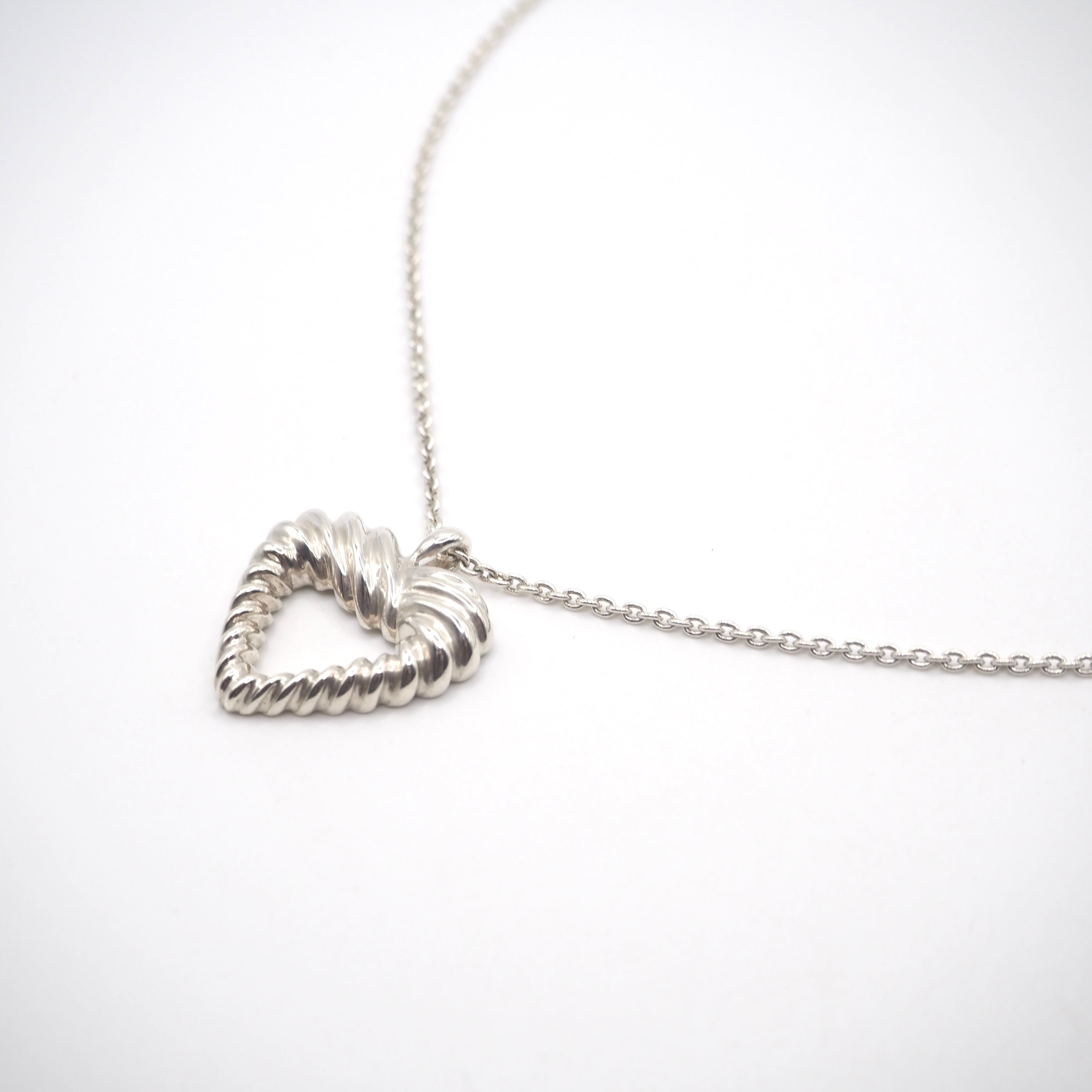Tiffany&Co. ツイストハート ネックレス シルバー925 ティファニー