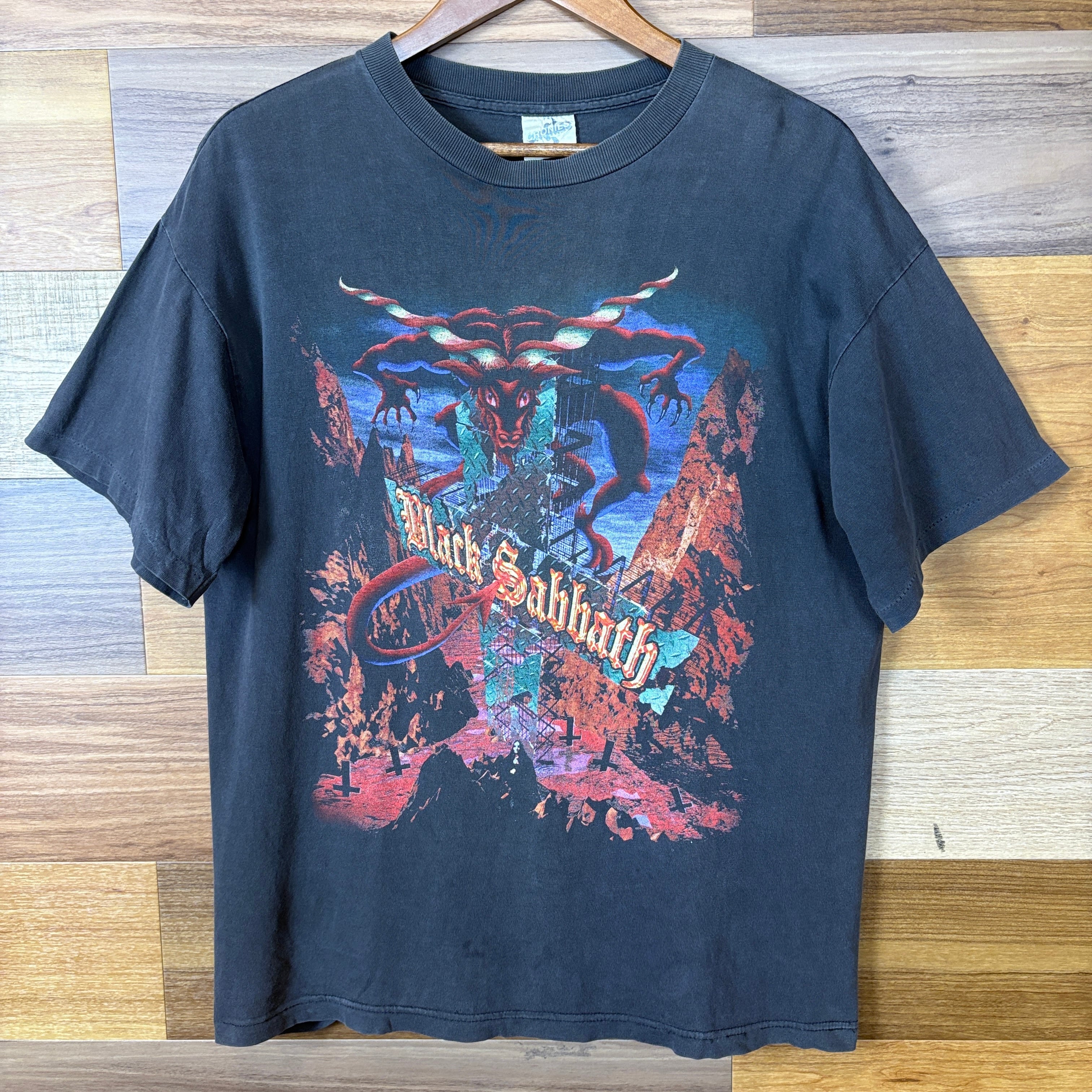 USA製 90s NORTHERN EXPOSURE グラフィック デザイン アート T-sh T