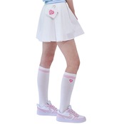 GOXO ゴーエックスオー フォーリングインゴルフ ウーブンボールポケットスカート ホワイト