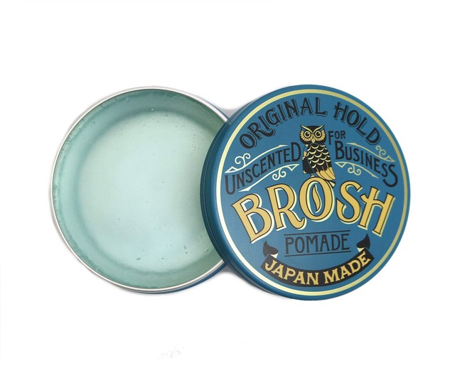 【数量限定】BROSH mini UNSCENTED 40g 艶あり ミディアムホールド 無香料 ビジネスシーン