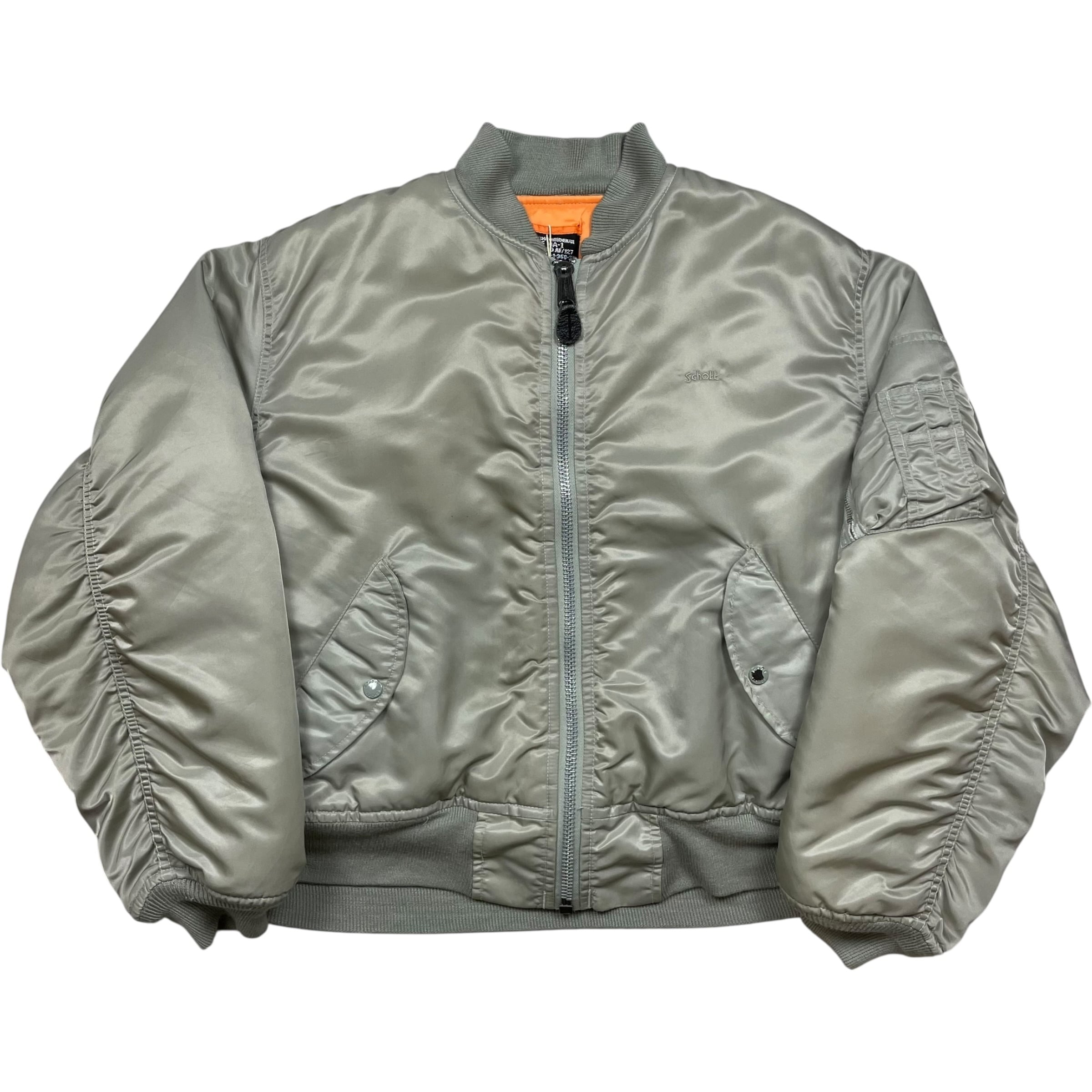 《M》Schott ショット MA-1 ミリタリージャケット 短丈 no.9820