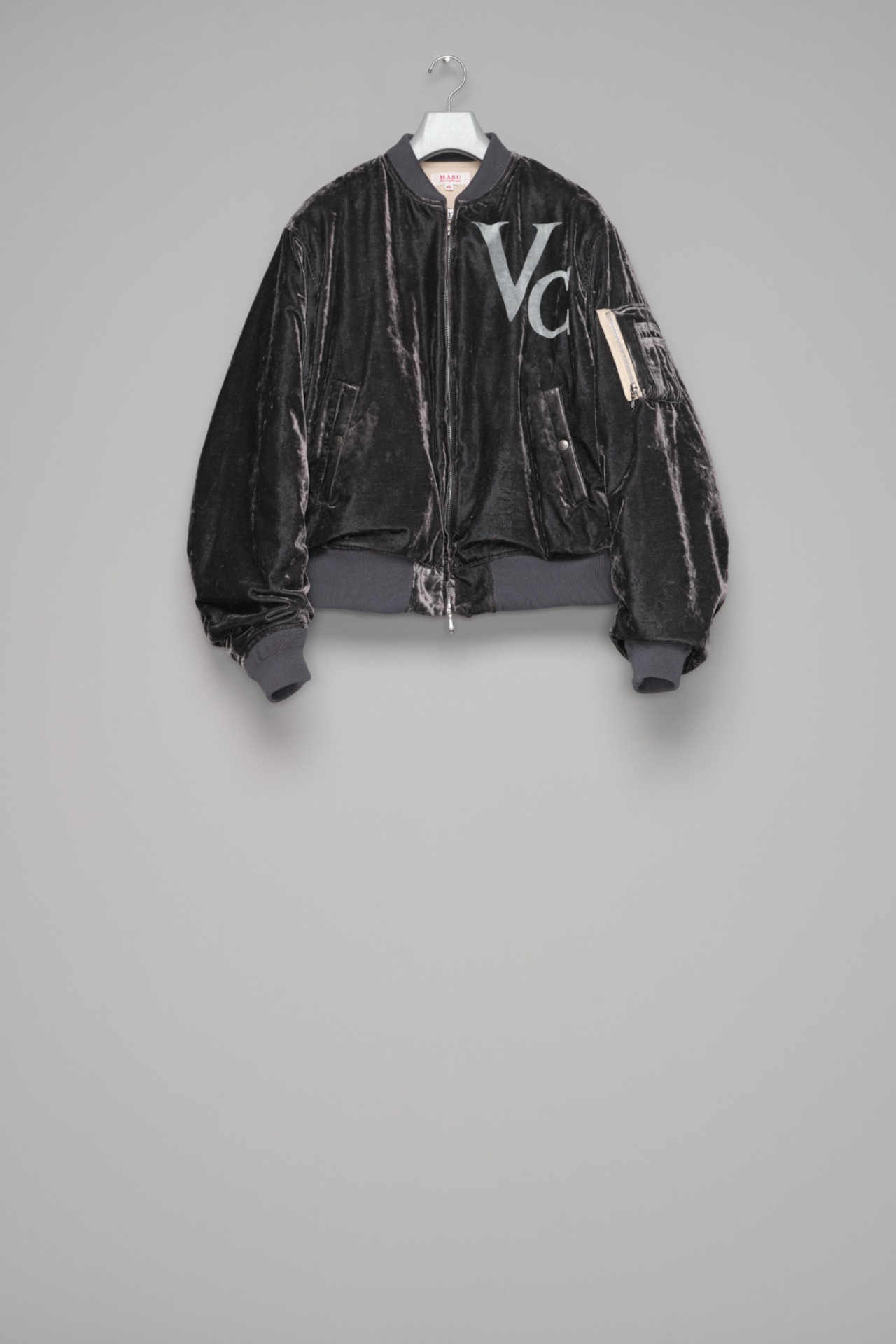 【26AW | WOMEN】MASU エムエーエスユー / トップス / VC VELVET PUFFER BOMBER JACKET  M26H9BL004 - 3