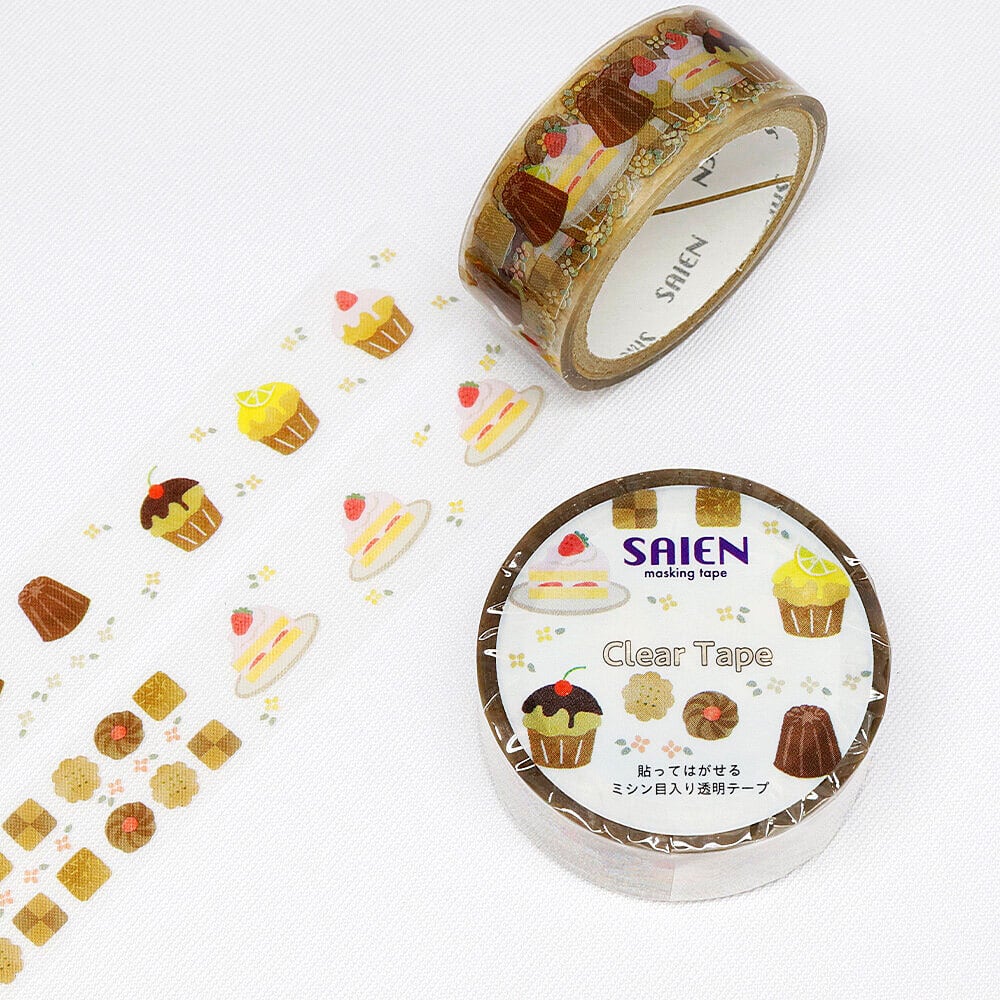 【9942】海外　ラメ加工カッティングマスキングテープ　抹茶お菓子　デザート 9942】海外 ラメ加工カッティングマスキングテープ 抹茶お菓子