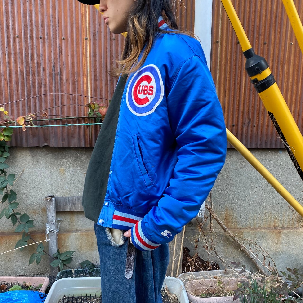 USA製 90s　CHICAGO CUBS XLサイズ  DCスタジャン