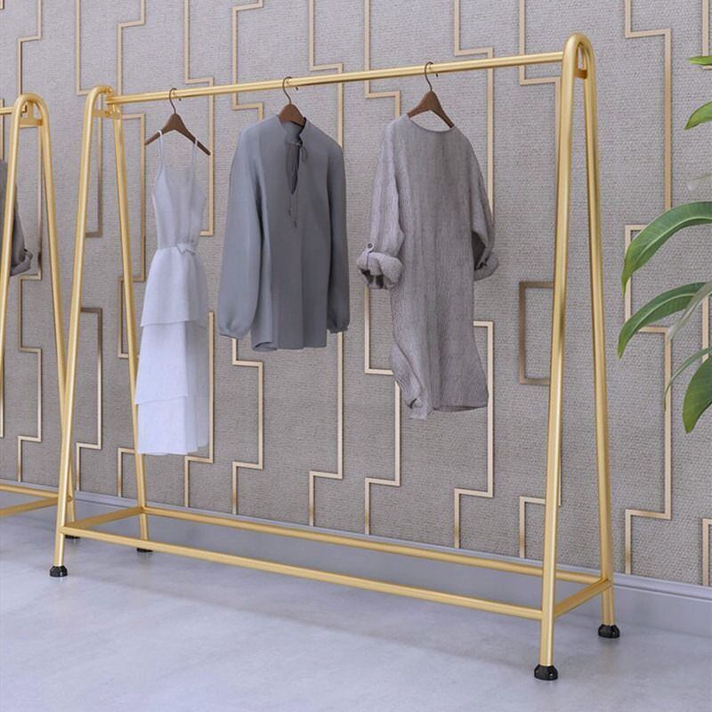 衣類ラック 洋服収納 ゴールド ハンガーラック ハンガーレール