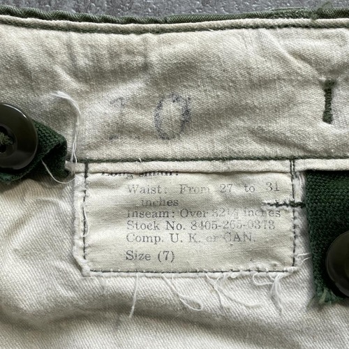 60s アメリカ軍 実物 M51 M65 フィールドパンツ 詳細写真3