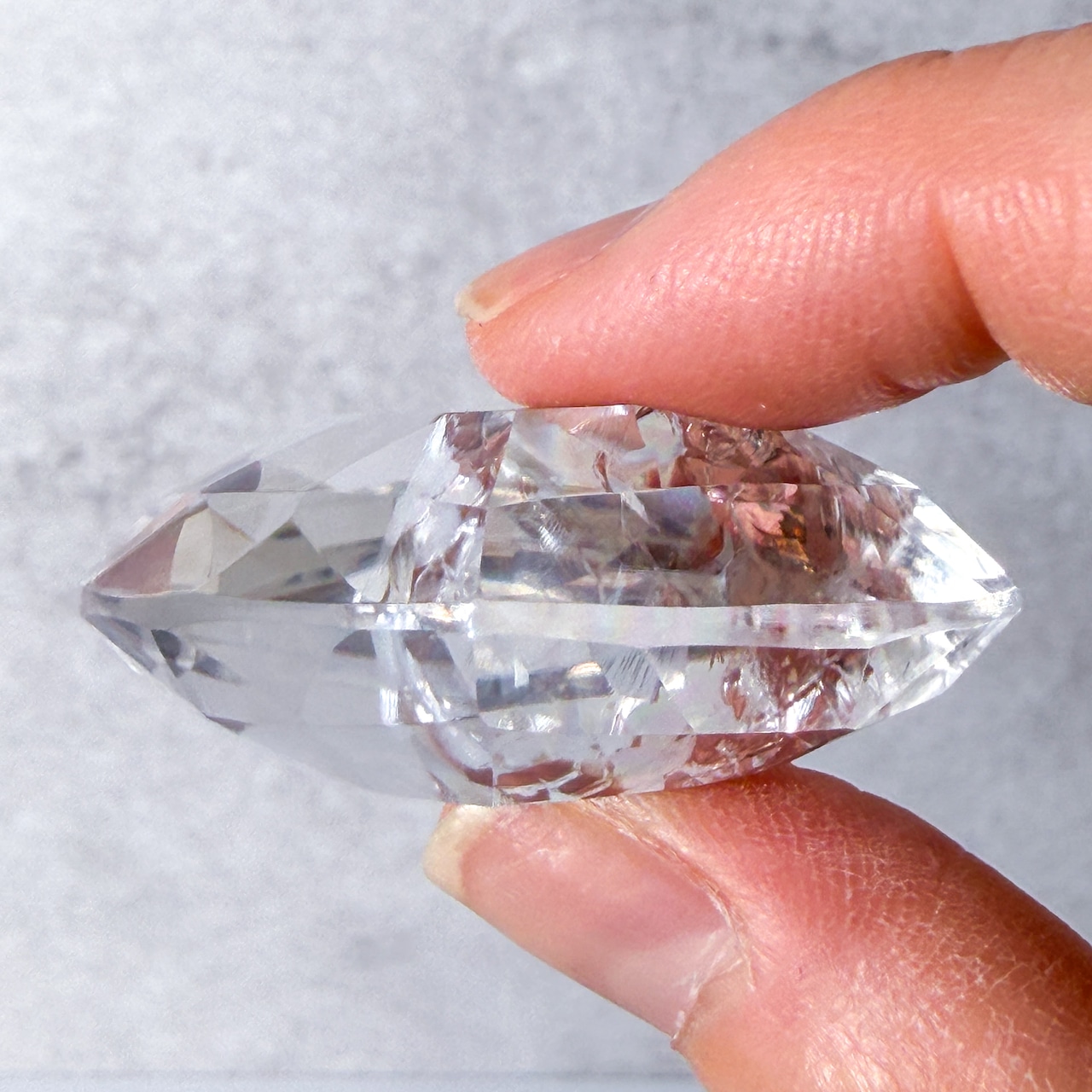 クリアクォーツ ファセットカットハート02 ハート * Clear Quartz * 天然石