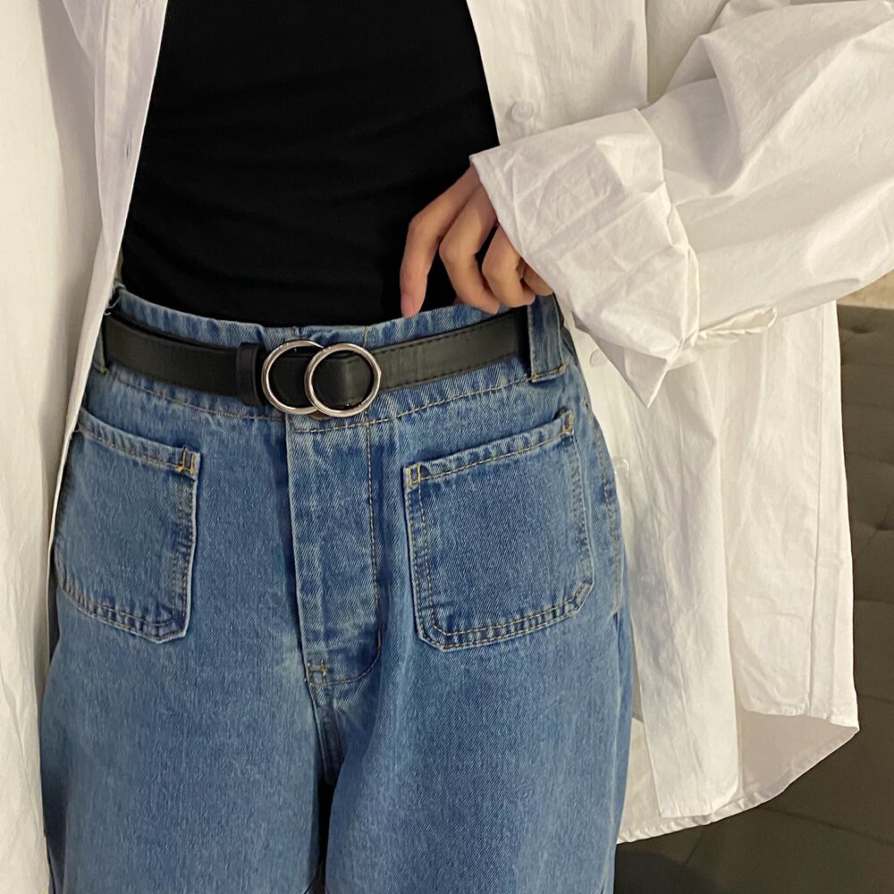 ベルト ブラックスタンダードバックル レトロ ハーネス ブラック・アイド・ピーズ26552827000