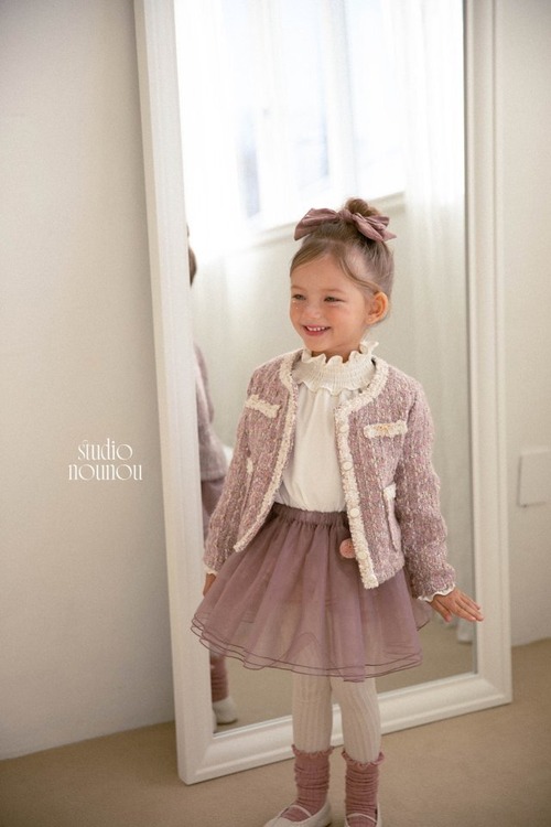 【予約商品】2025  冬新作 STUDIO NOUNOU スタジオヌヌ シャネルジャケット