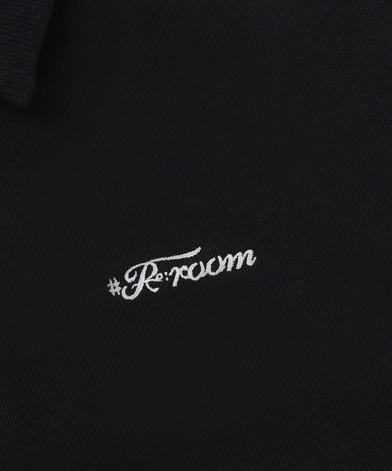 【#Re:room】LOGO EMBROIDERY SWEAT BIG POLO [REC731］