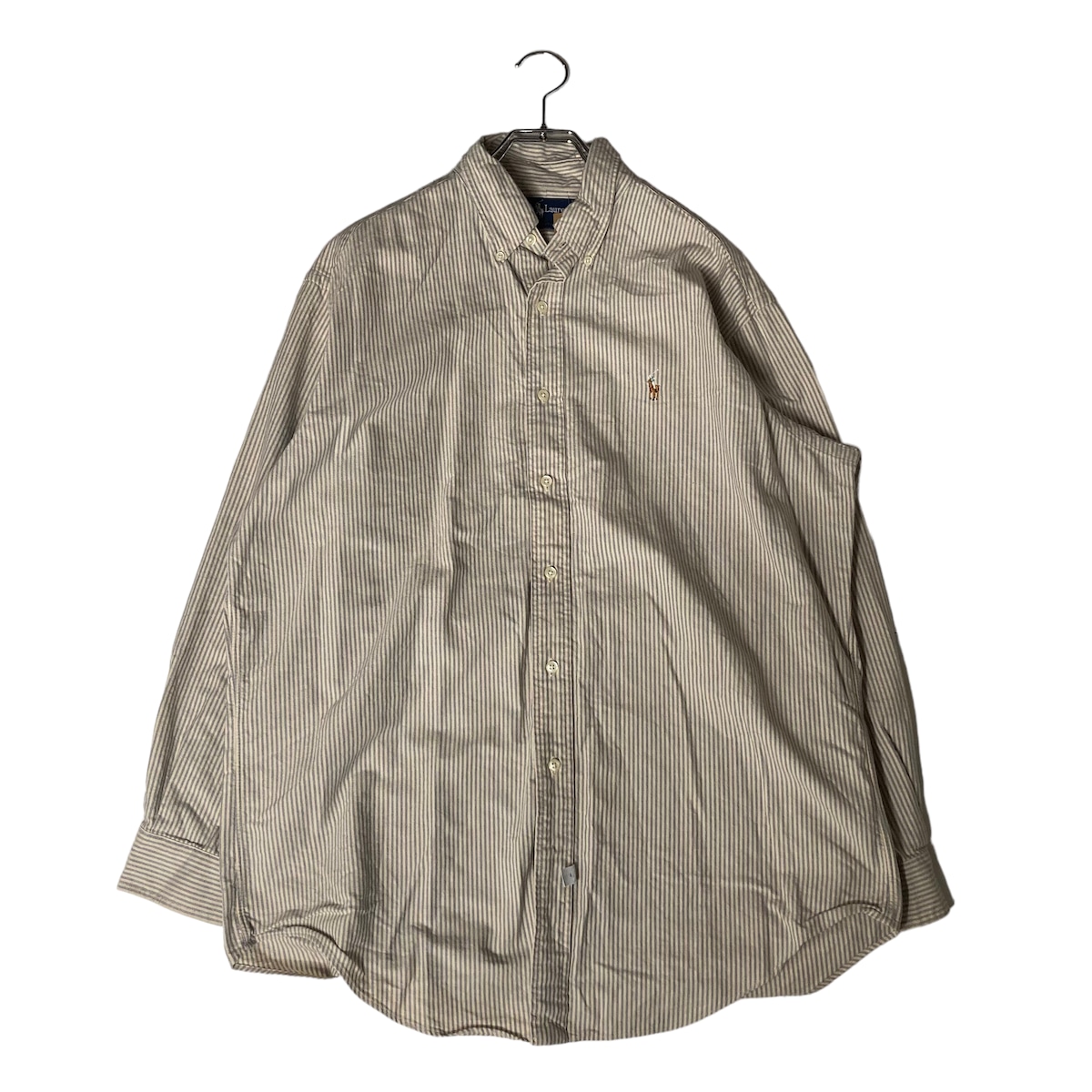 【90s】RALPH LAUREN 長袖シャツ XL コットン100% 刺繍 Vintage | 古着屋OLDGREEN