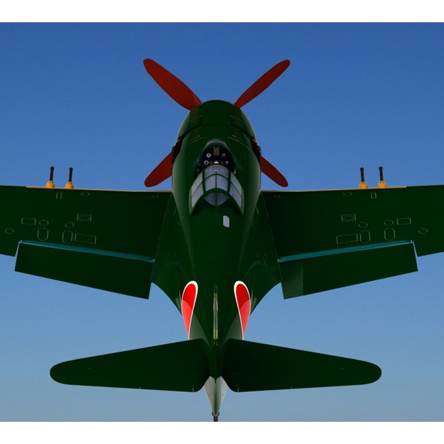 紫電 二一型 紫電改 N1k2 J 3dモデル 3dm Syusaku9 紫電 二一型 紫電改 N1k2 J 3dモデル 3dm Syusaku9