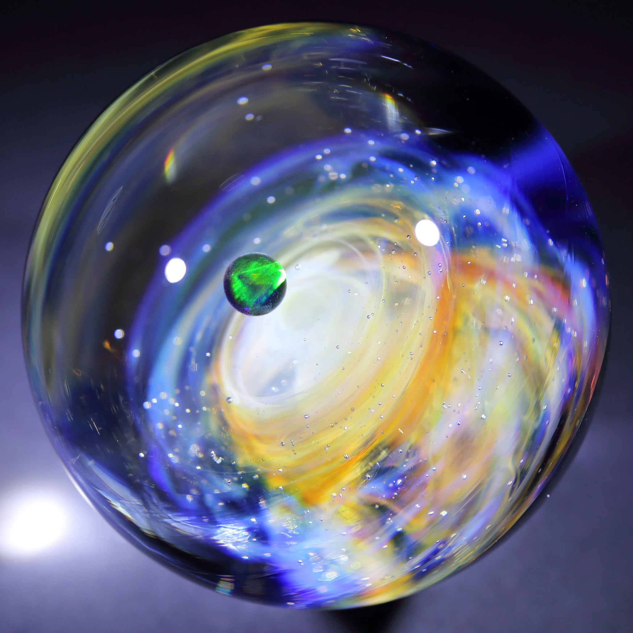 52mm Galaxy Glass Marble 宇宙ガラスマーブル - オブジェ no.M284