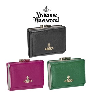 Vivienne Westwood ミニウォレット VICTORIA 三つ折り財布 AX412-AX413