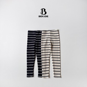 【BIEN JOIE】モノクロボーダーレギンス ブラック 90~130cm