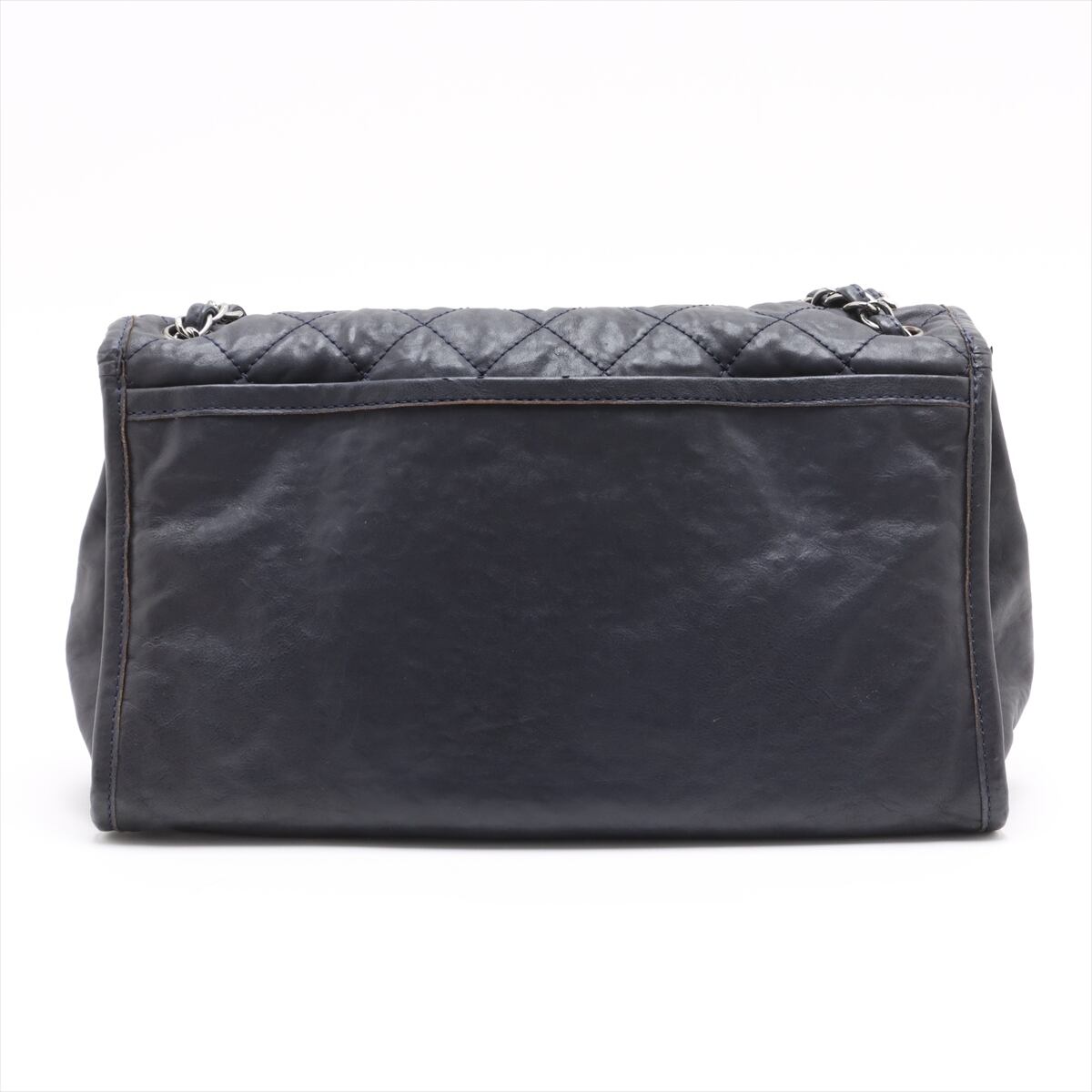 Extremely Rare ◇ CHANEL Matelassé Leather Single-Flap Double