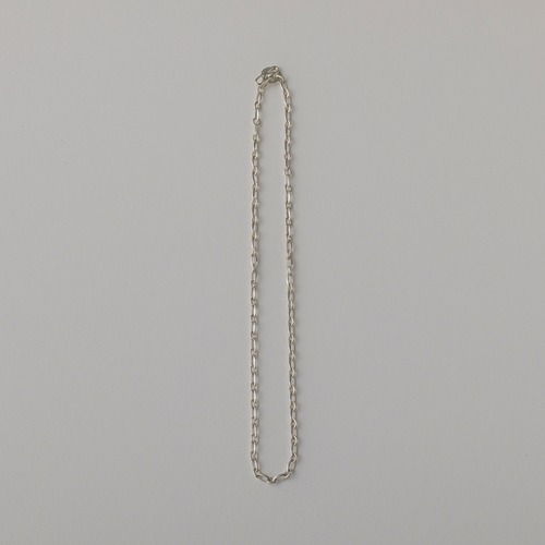 Square space necklace Silver