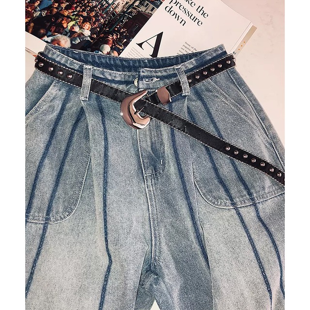 line denim pants　10447