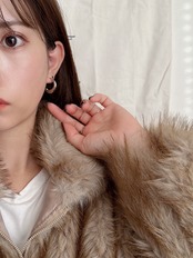 S925 ストレートニュアンスピアス