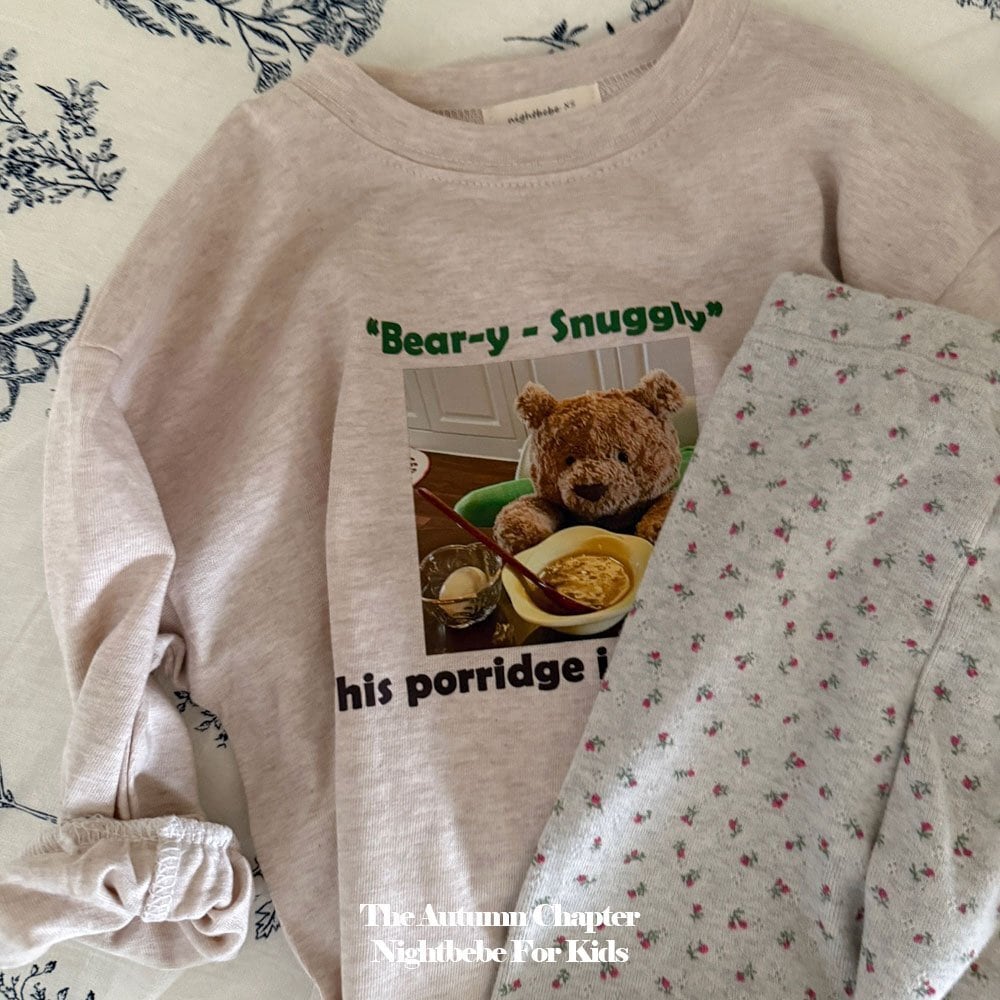 【即納】nightbebe bear tshirts /kids