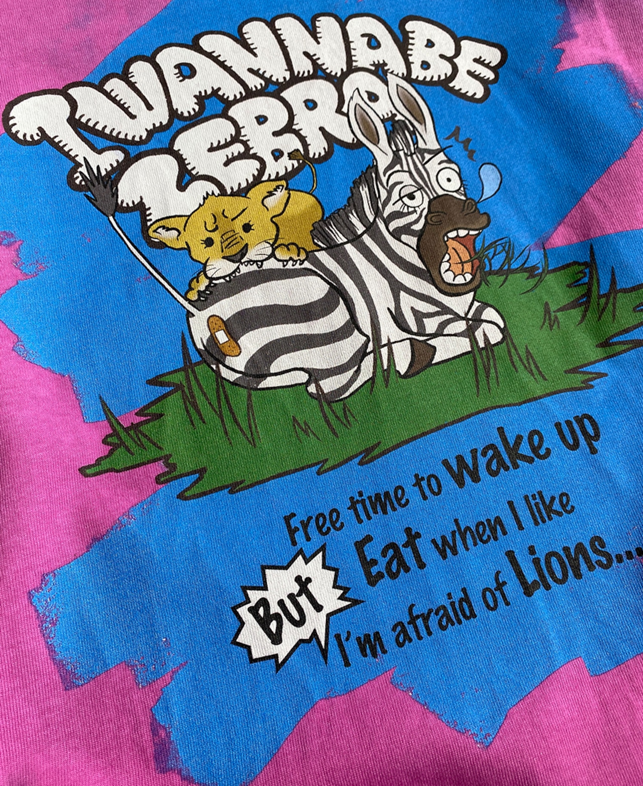 I wanna be zebra 綿菓子