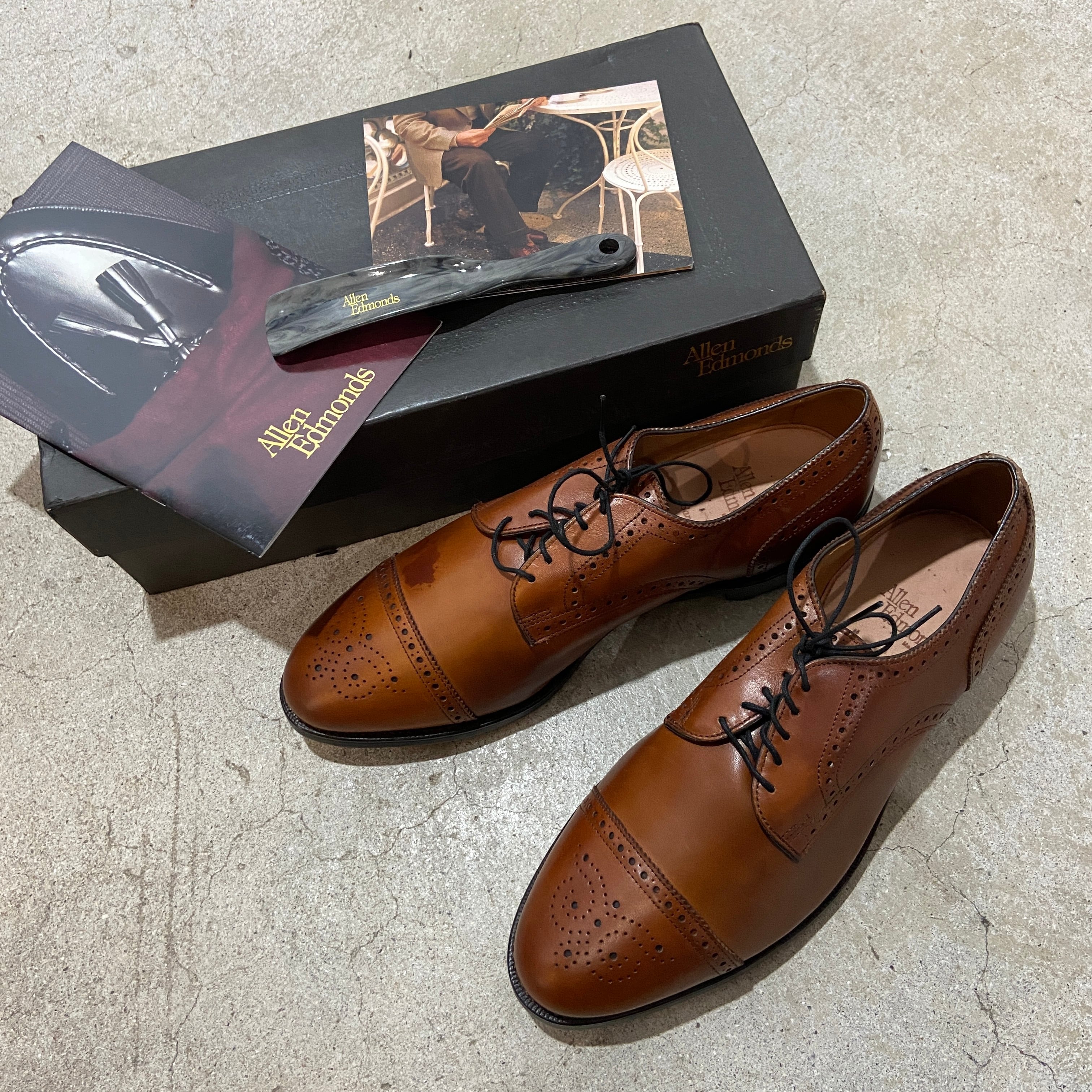 送料無料』箱付きデッドストック Allen edmonds Sanford 革靴 | 古着屋 Uan