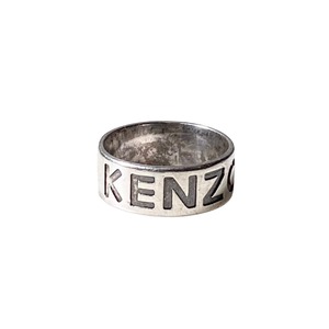 KENZO silver logo ring