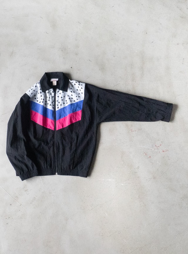 "U.S.A. SPORT CLUB" 1980s Zip blouson