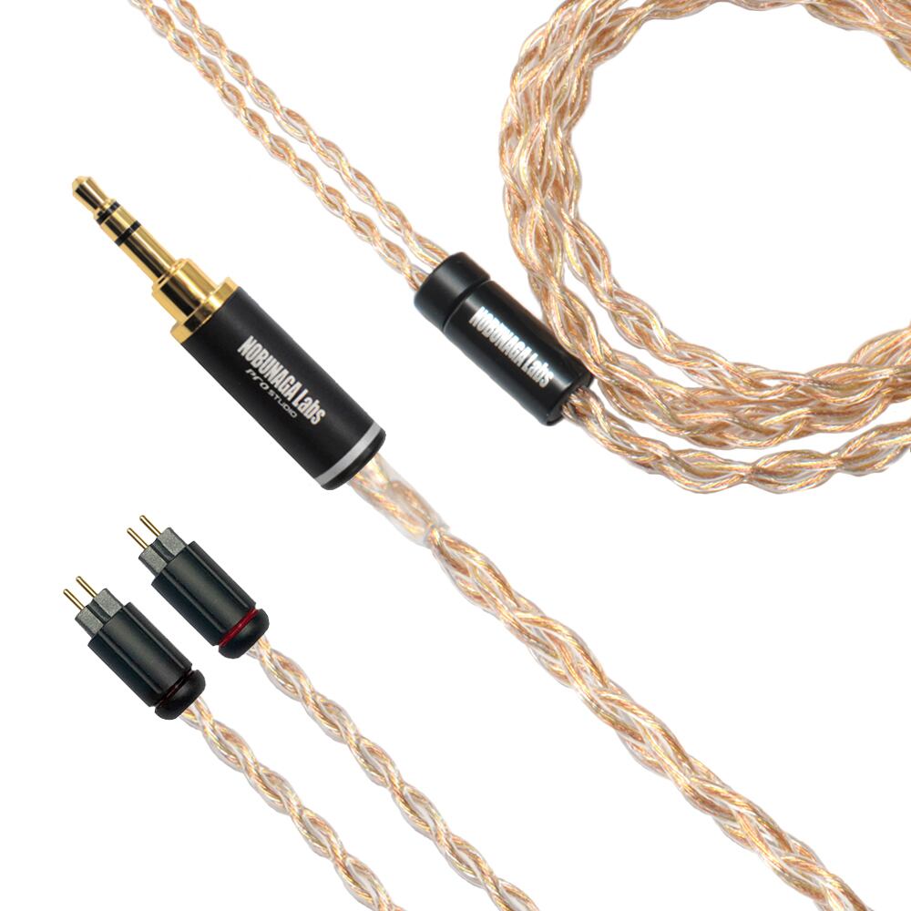 《SALE》【特選アウトレット】Volga (ボルガ): NOBUNAGA Labs INSPIRE:3.5mm3極ステレオミニプラグ対応 CIEM2pinリケーブル