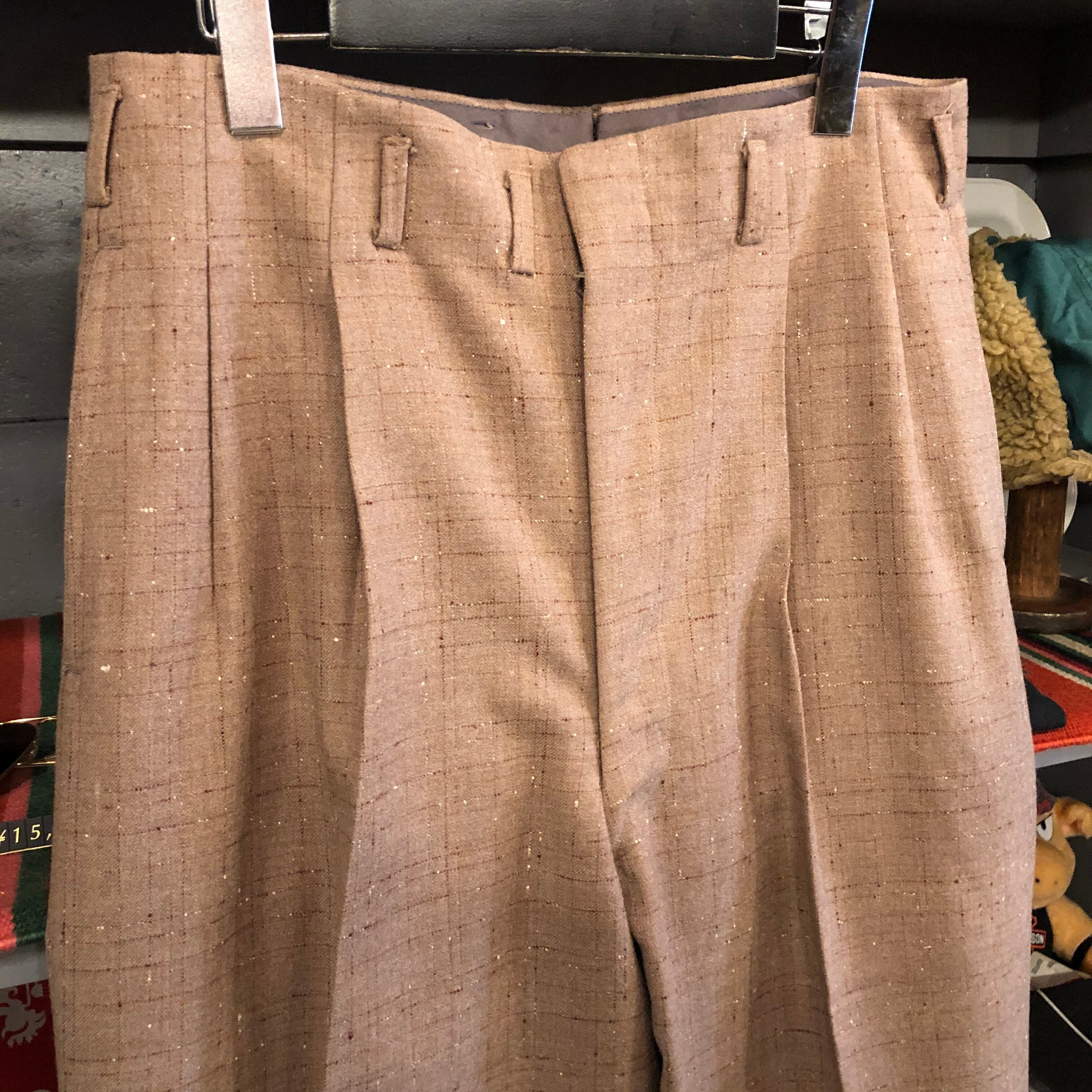 50s Wool Nep Slacks | VOSTOK