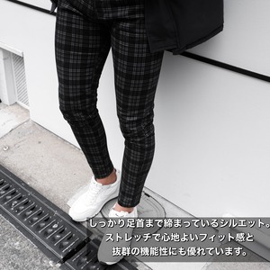 STRETCH CHECK PANTS