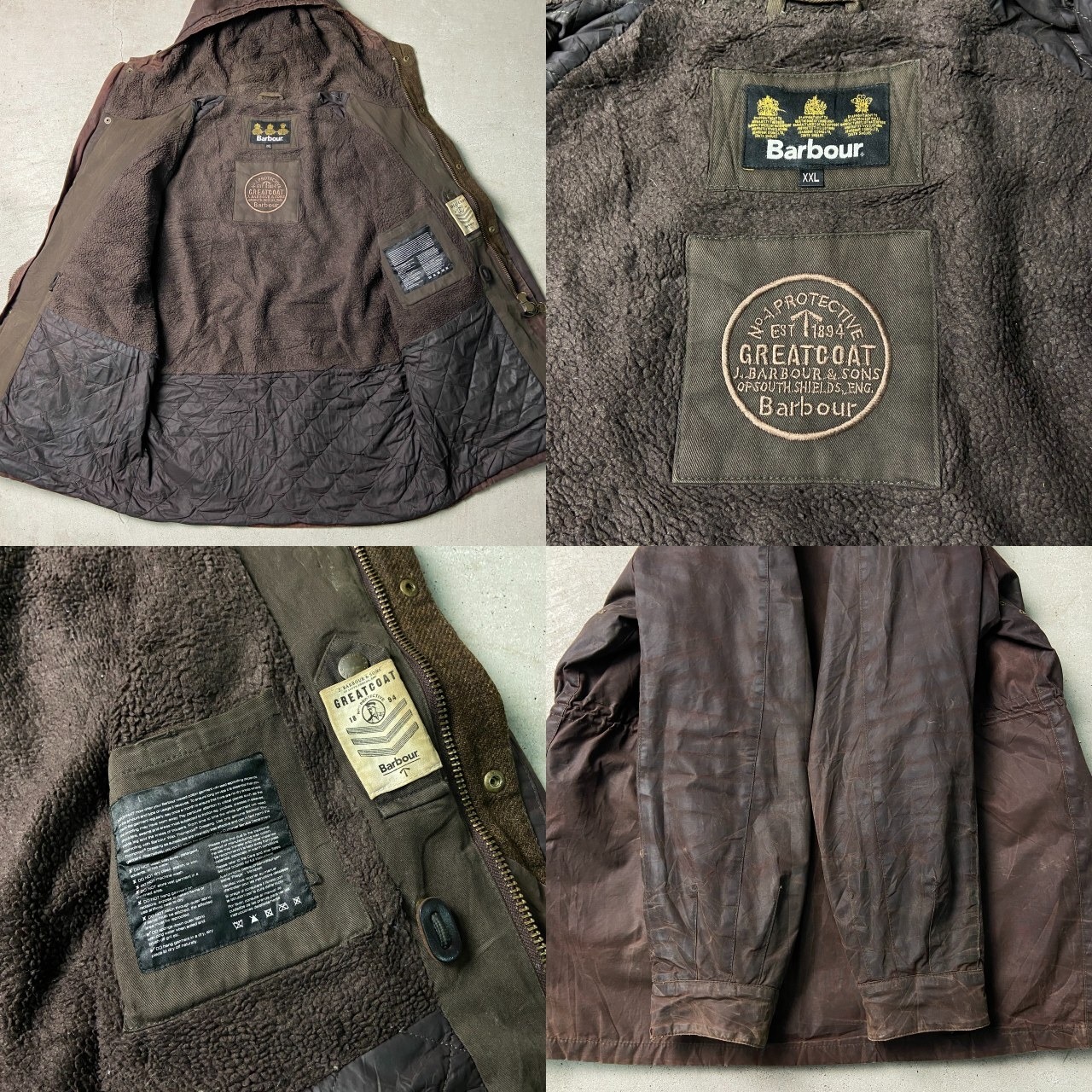 Barbour Northolt GREATCOAT バブアー ワックスコットン オイルド 