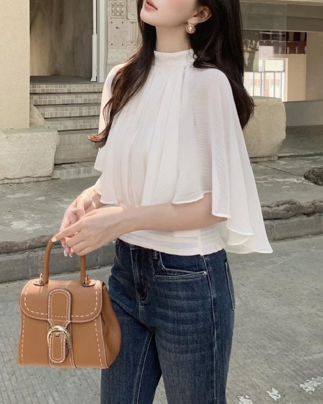 Élégance Voile Blouse
