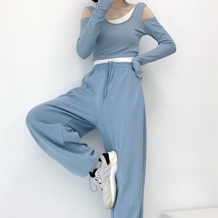 ★WIDE LOOSE SWEATPANTS　☝04003