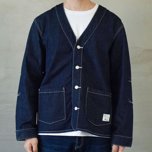 VINTAGE DENIM CARDIGAN OW / INDIGO