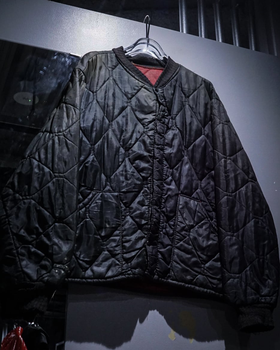 60s ヴィンテージ レーヨンギャバジャン 40相当 ホワイト×ブラック 60s ヴィンテージ レーヨンギャバジャン 40相当 ホワイト×ブラック