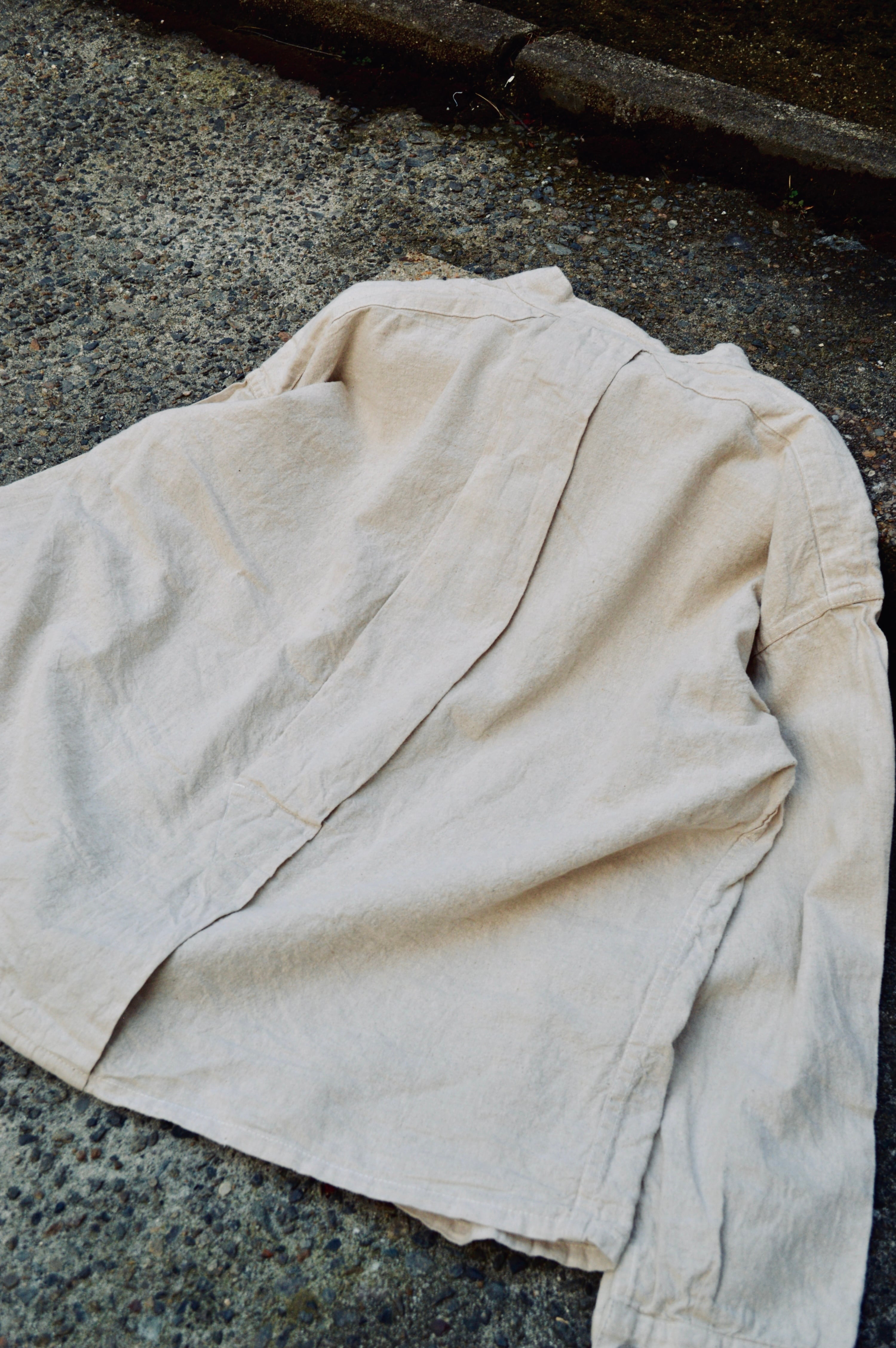 French Army 40s reproduction Bourgeron Shirts Jacket natural