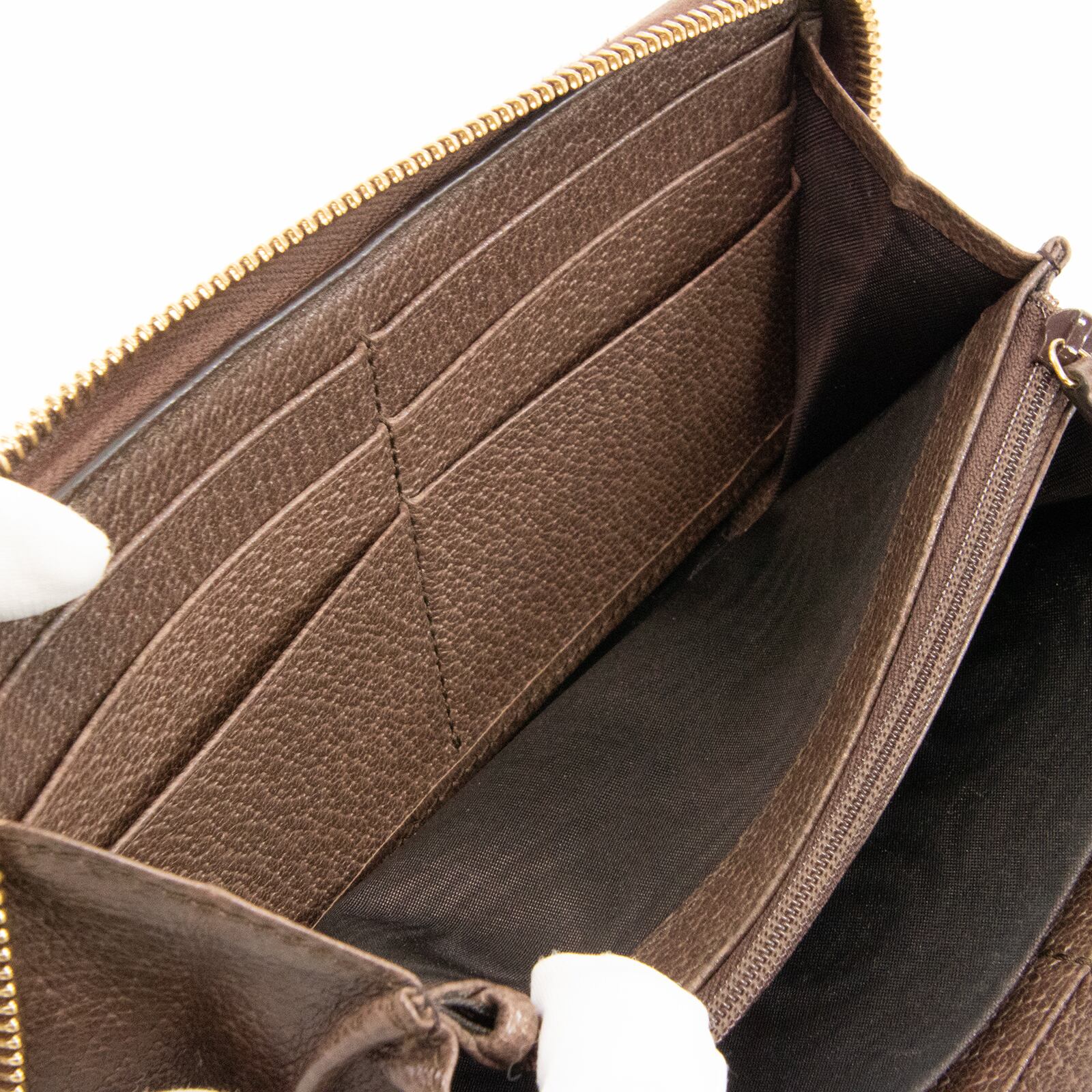 極美品 送料無料 グッチ 長財布 ラウンドファスナー メンズ レディース