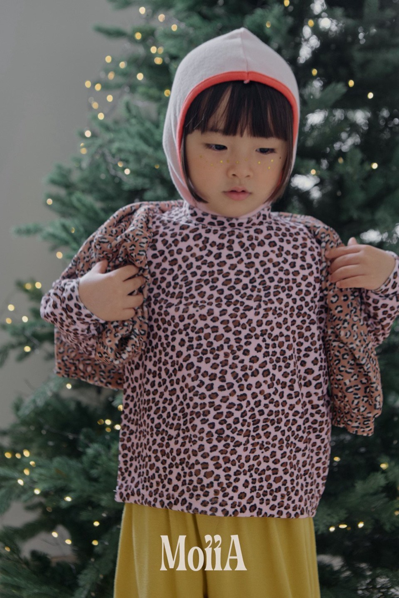 Moiia［取寄］leopard loose fit tee 26winter