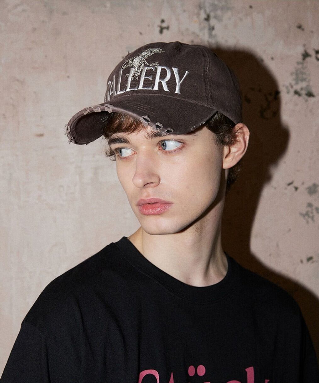 ☆BOYNEXTDOOR ウナク 着用！！【FREE MARIO】Decent Damaged Ball Cap