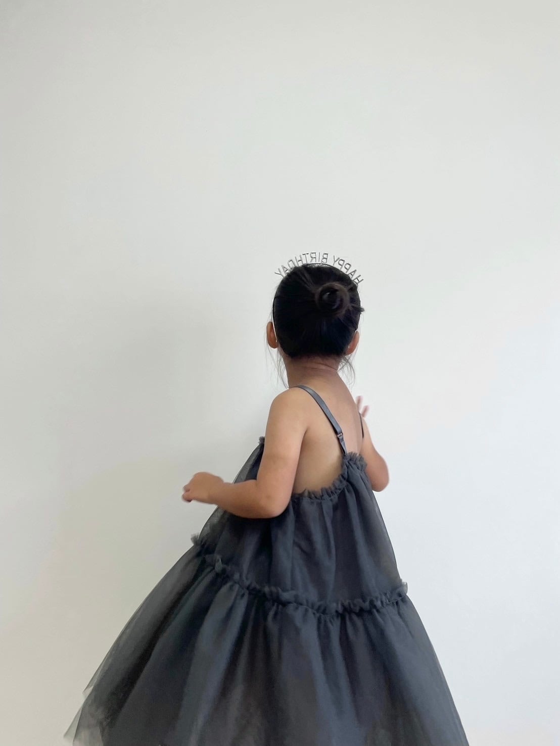 80-130 romantic tulle ops 〔ロマンティックチュールワンピース〕