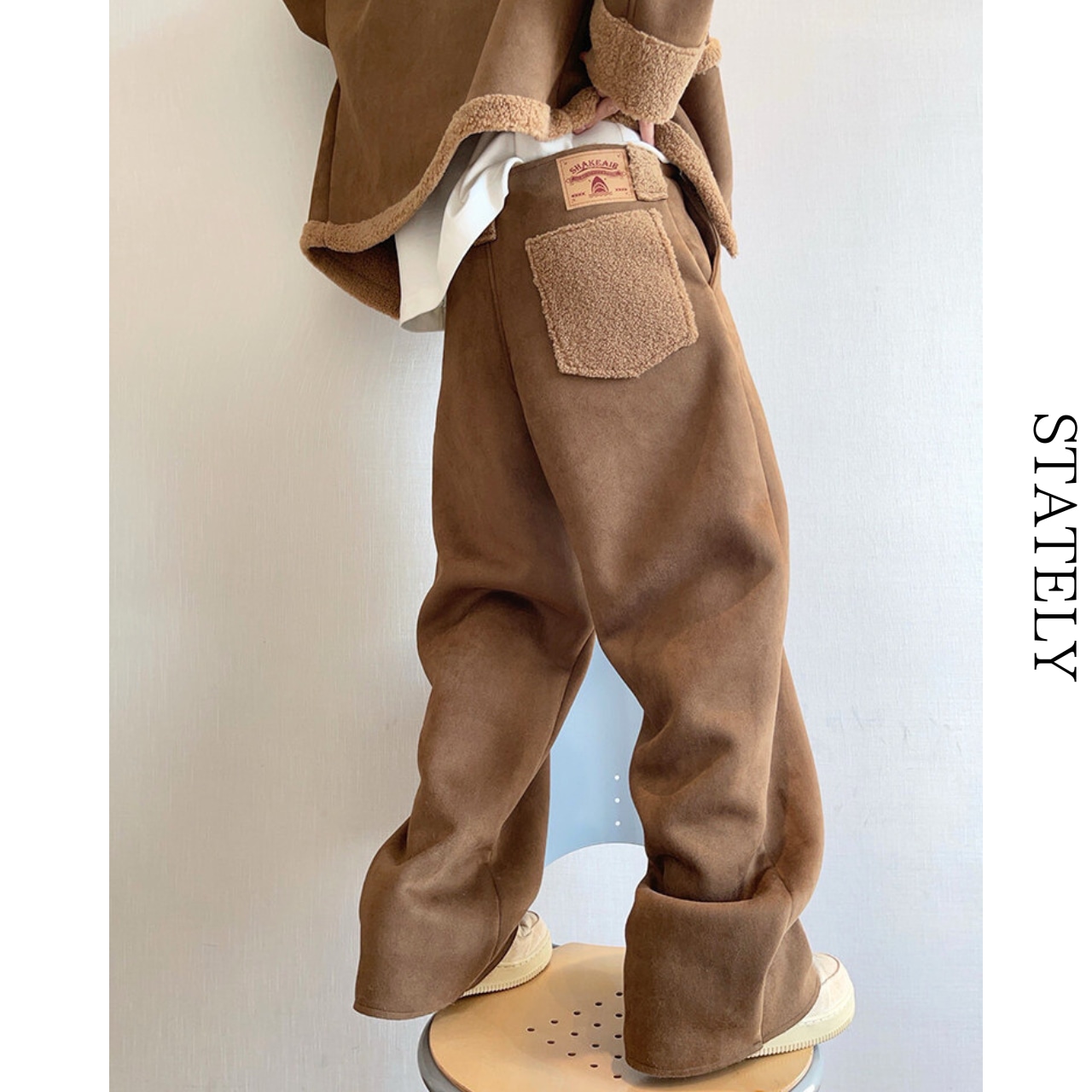 Soft Boa スエードタッチ Pants_B64・画像14