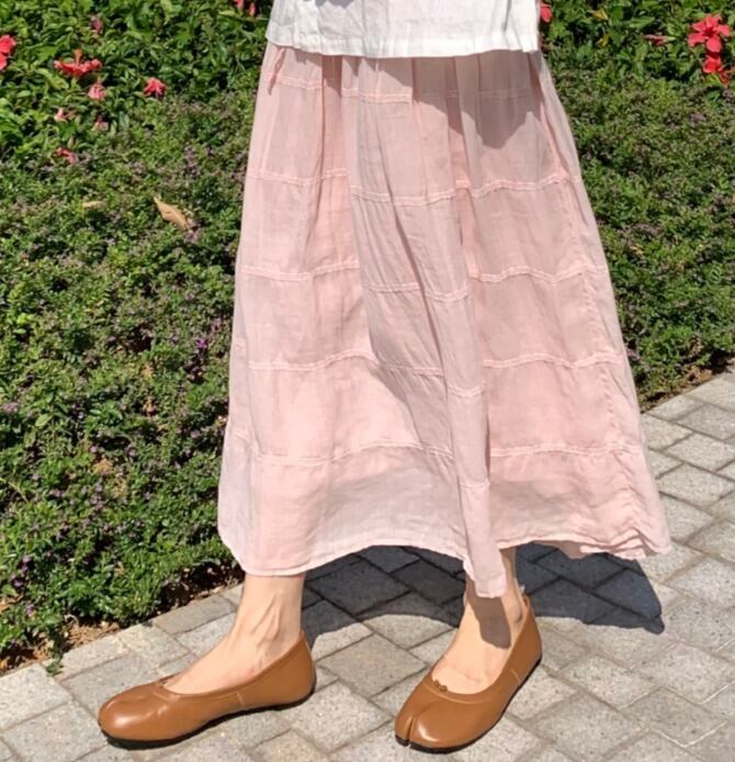 レディース フレアスカート ピンク 女性 春服 夏服 きれいなおしゃれ かわいいレディース