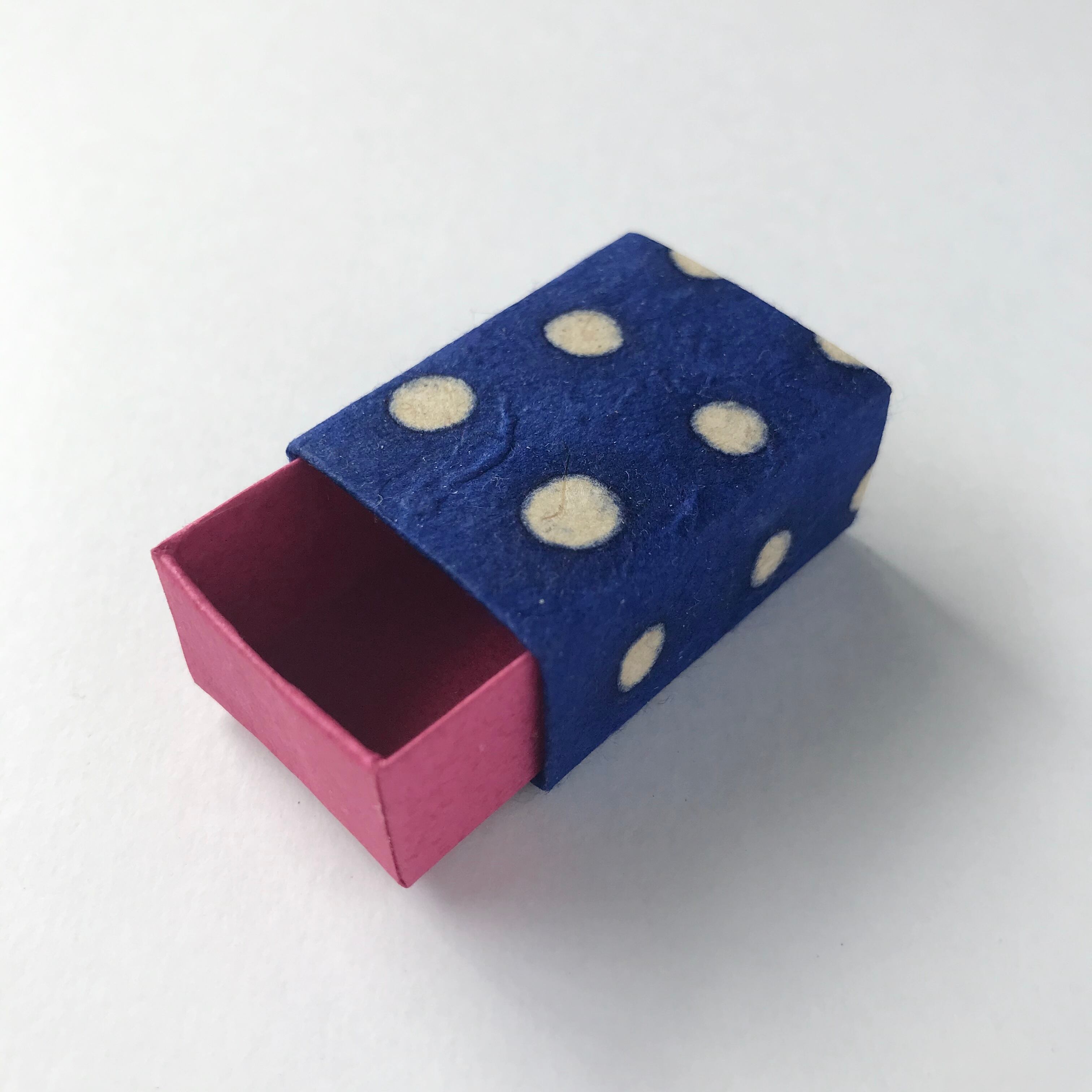 miniマッチ箱 -Nepal Blue Dot- | TREASURE BOX