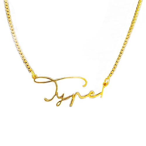 “予約商品”  Type1 gold necklace