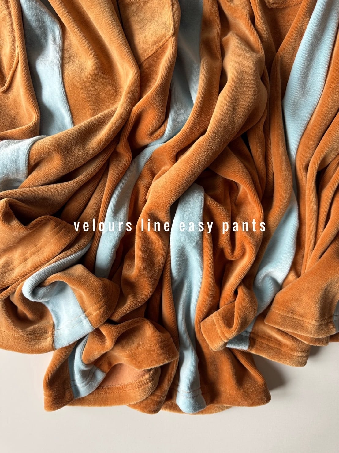 ベロアラインイージーパンツ(90〜120cm)4263