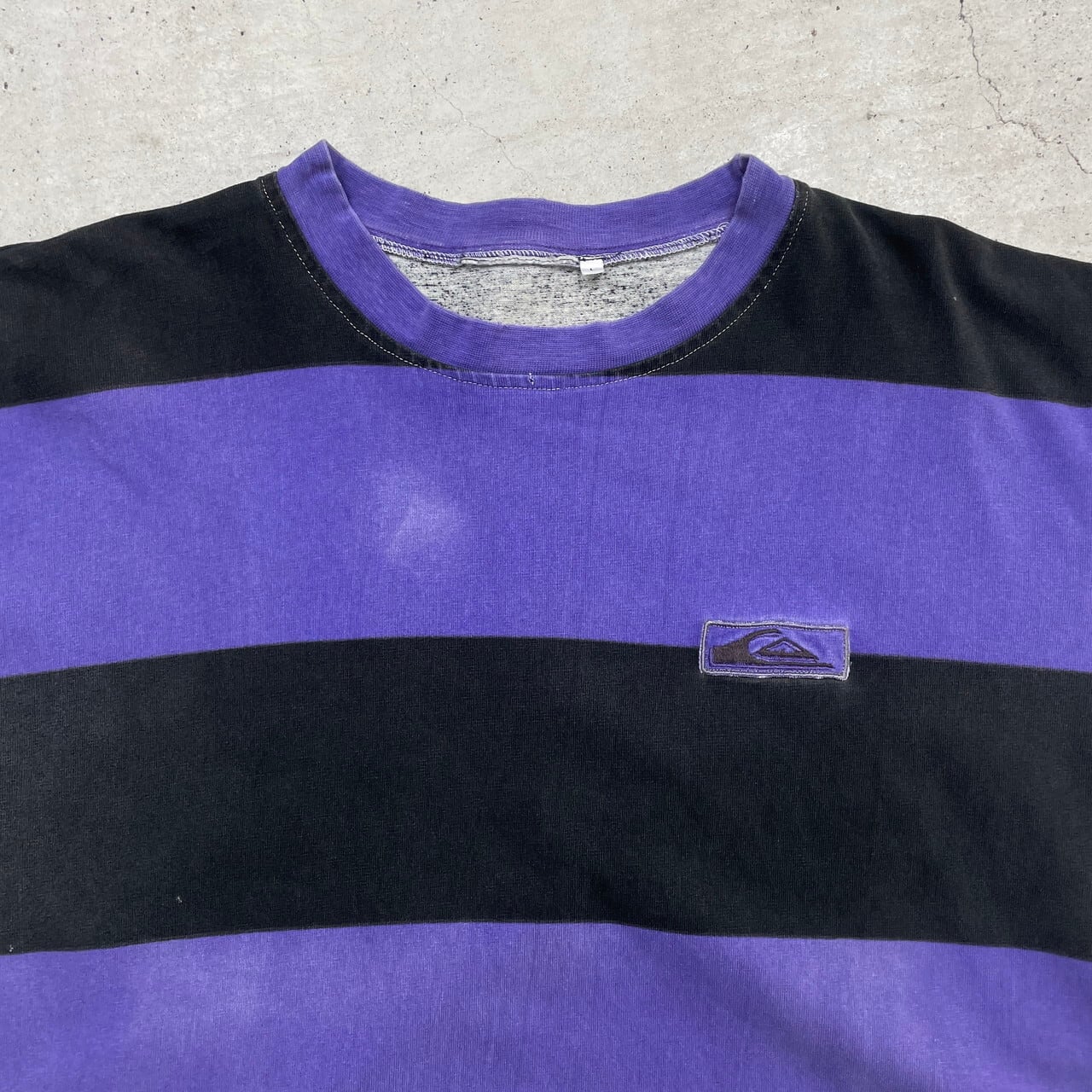 90年代 Quiksilver クイックシルバー ボーダーTシャツ メンズL 古着